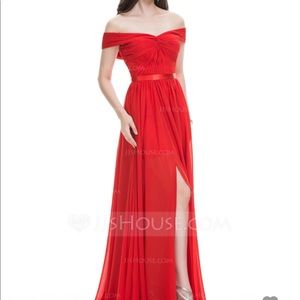 Red Bridesmaid Dress